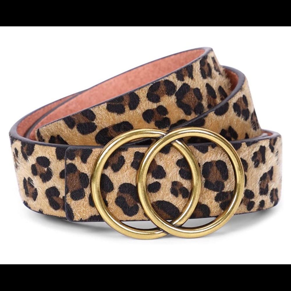 Women’s leopard belt